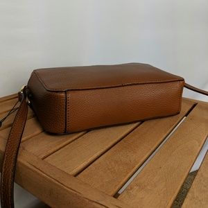 lauren ralph lauren dowell camera leather crossbody bag